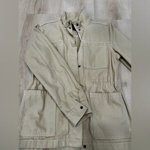 Gloria Vanderbilt Khaki Jean Jacket